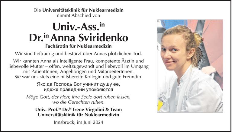 Anna Sviridenko Bild