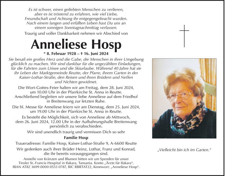 Anneliese Hosp Bild