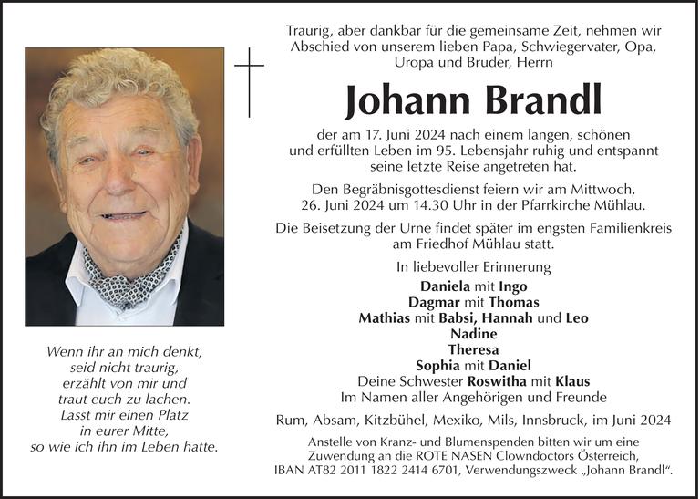 Johann Brandl Bild
