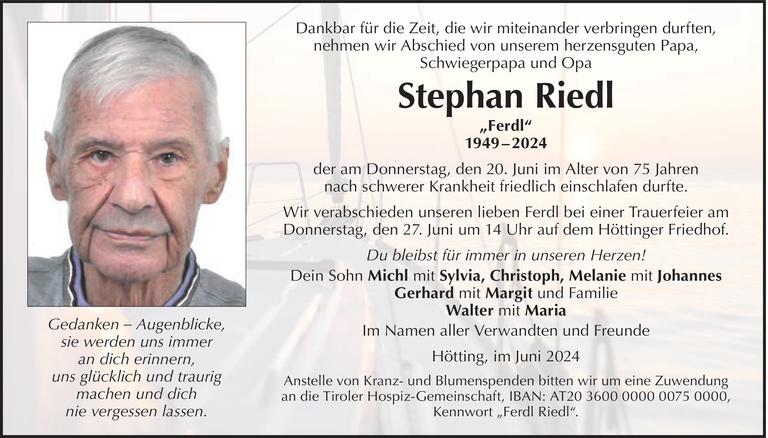 Stephan Riedl Bild
