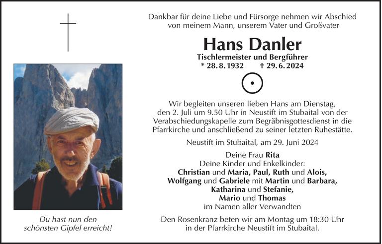 Hans Danler Bild