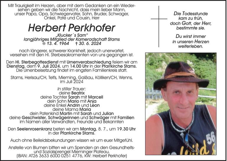 Herbert Perkhofer Bild