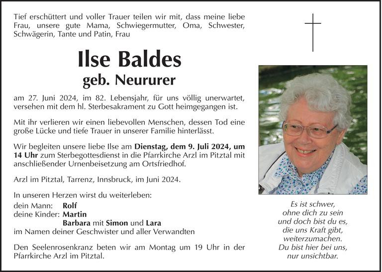 Ilse Baldes Bild
