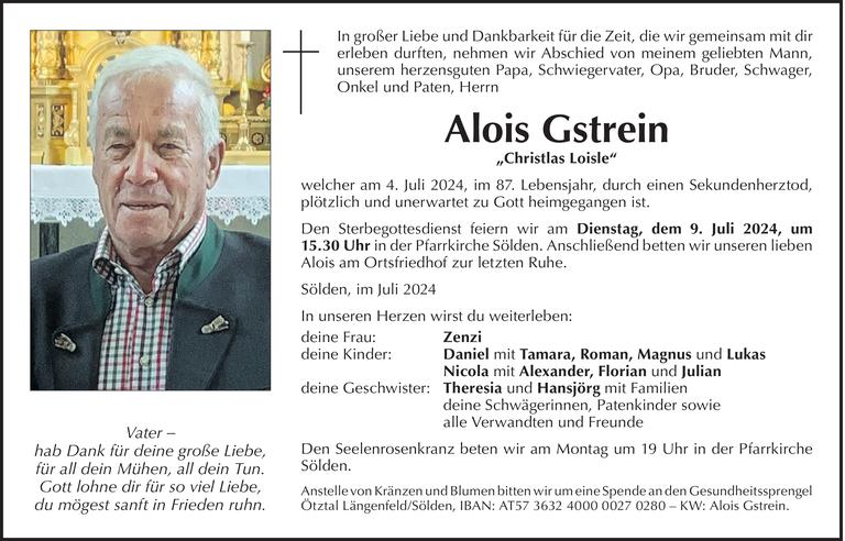 Alois Gstrein Bild