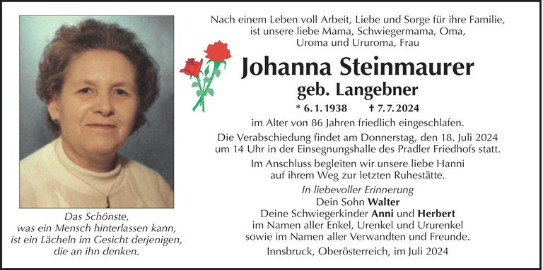 Johanna Steinmaurer Bild