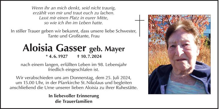 Aloisia Gasser Bild