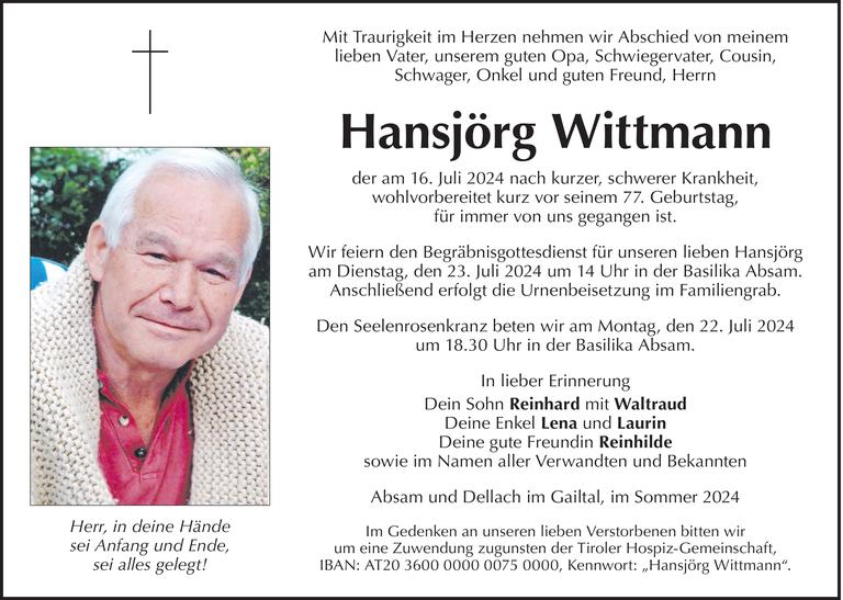 Hansjörg Wittmann Bild