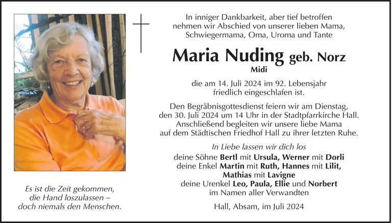 Maria Nuding Bild