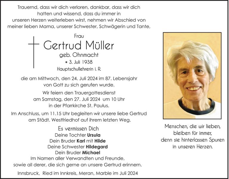 Gertrud  Müller