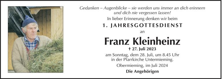 Franz Kleinheinz Bild