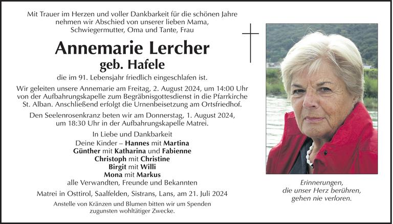 Annemarie  Lercher Bild