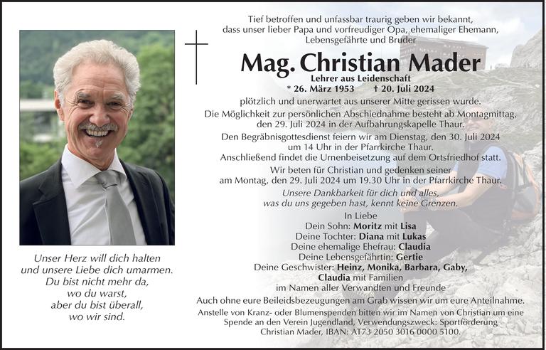 Christian Mader Bild