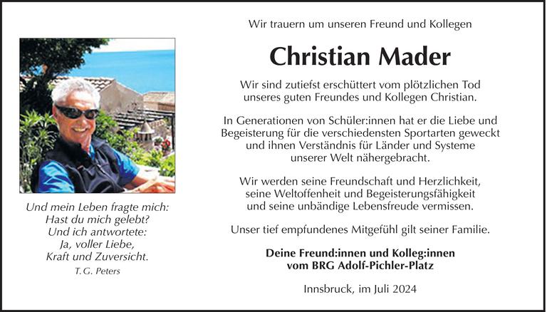 Christian Mader Bild