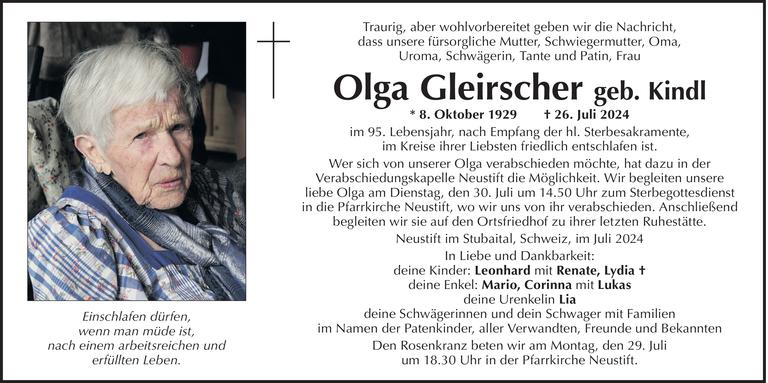 Olga Gleirscher Bild