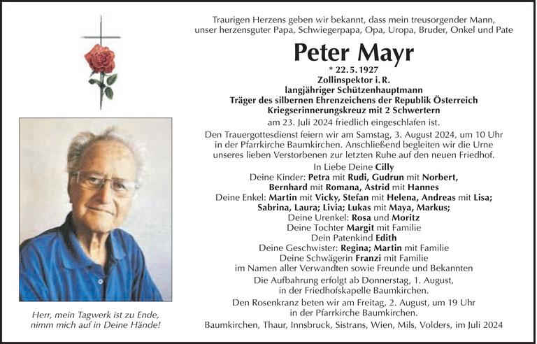 Peter Mayr Bild