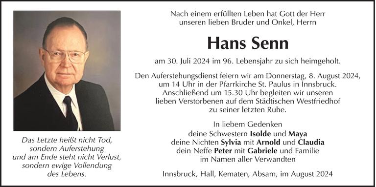 Hans Senn Bild