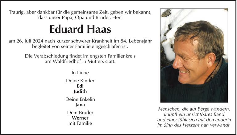 Eduard Haas  Bild