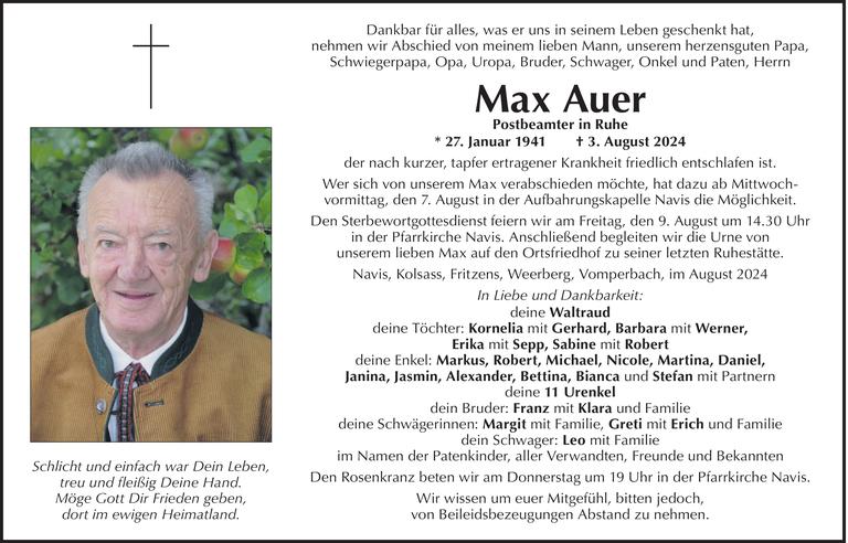 Max Auer Bild