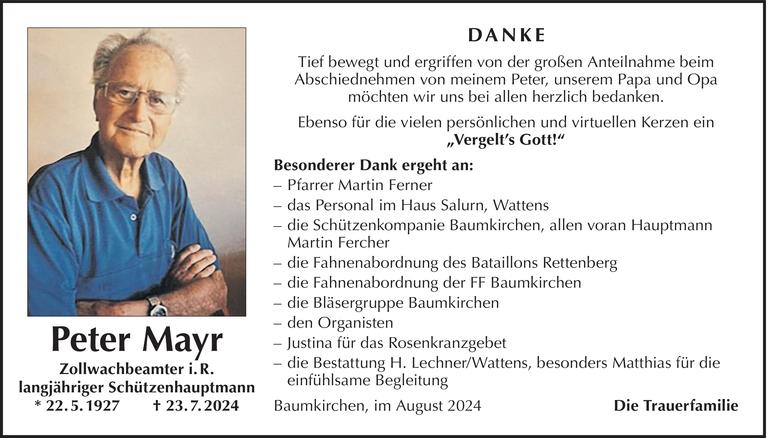 Peter Mayr Bild