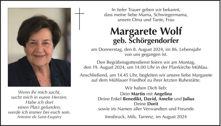 Margarete Wolf Bild