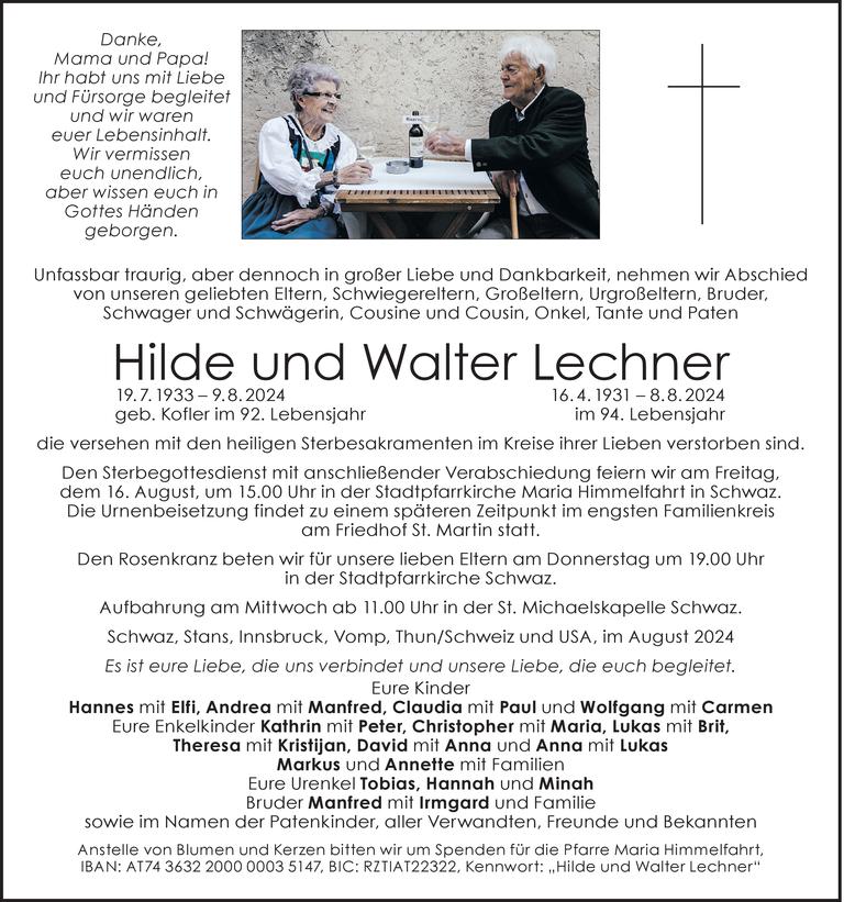Hilde und Walter Lechner Bild