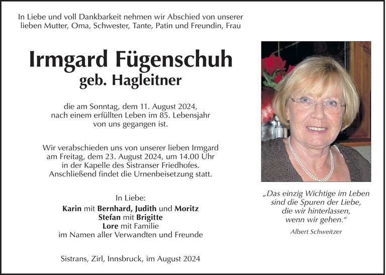 Irmgard  Fügenschuh Bild