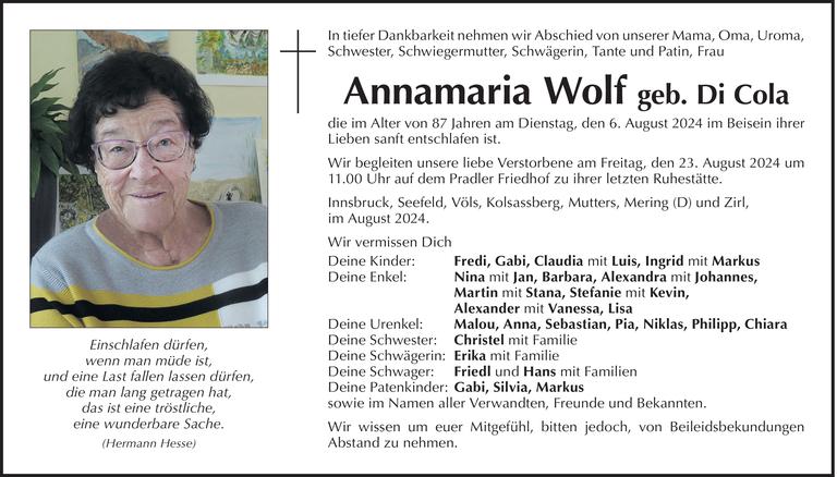 Annamaria Wolf Bild