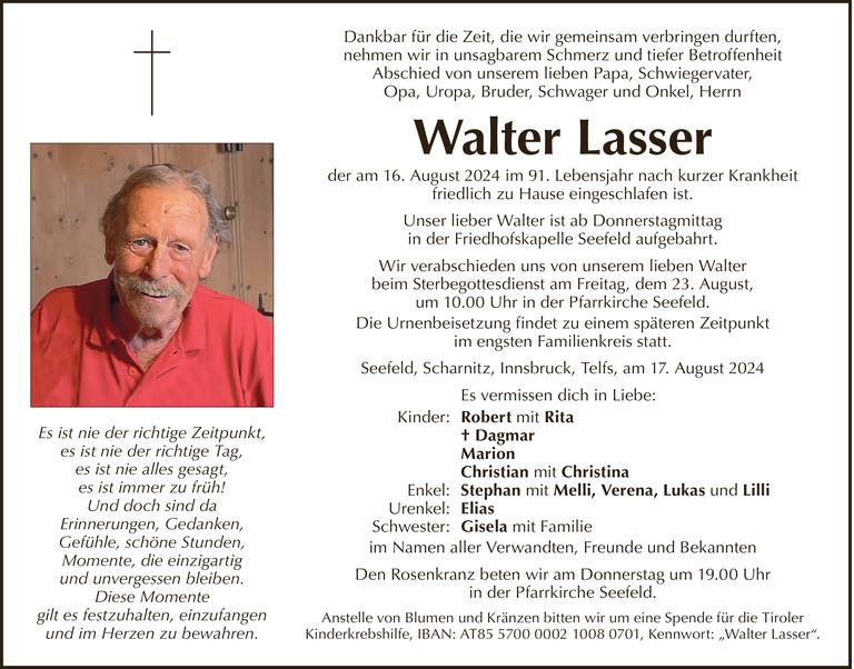 Walter Lasser Bild