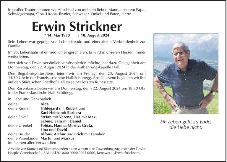 Erwin Strickner Bild