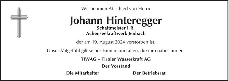 Johann Hinteregger Bild