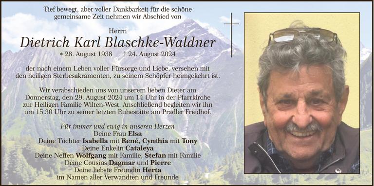 Dietrich Karl Blaschke-Waldner Bild