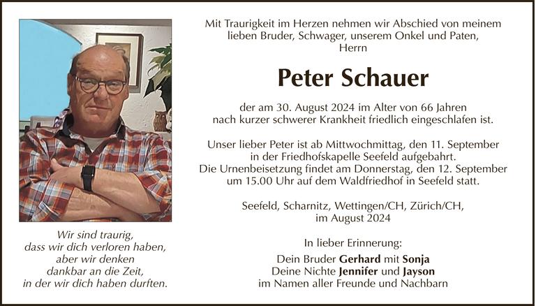 Peter Schauer Bild