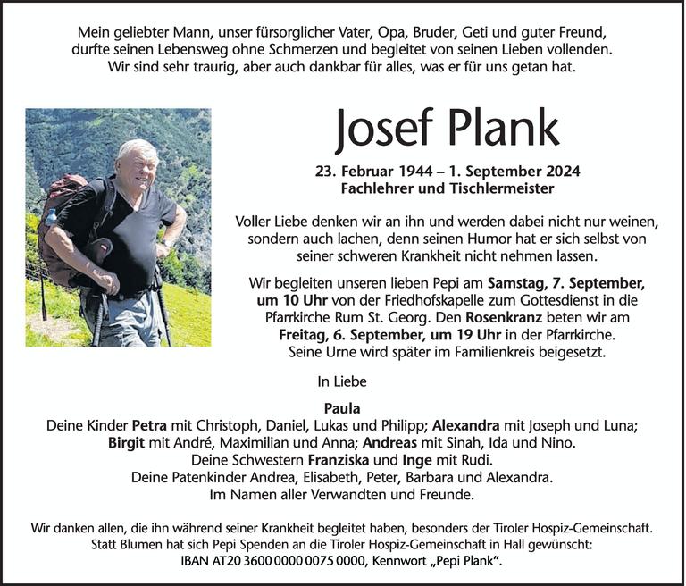 Josef  Plank Bild