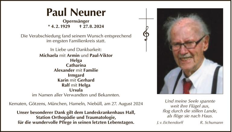 Paul Neuner Bild