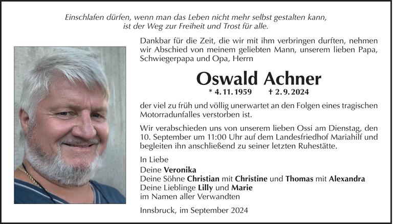 Oswald Achner Bild