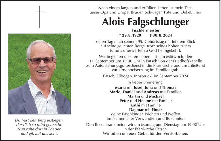 Alois Falgschlunger Bild