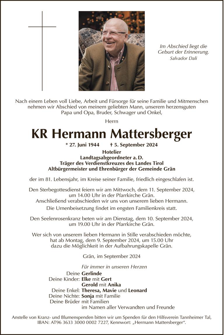 Hermann Mattersberger Bild