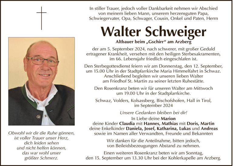 Walter Schweiger Bild