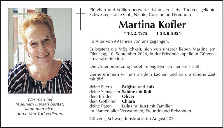 Martina Kofler Bild