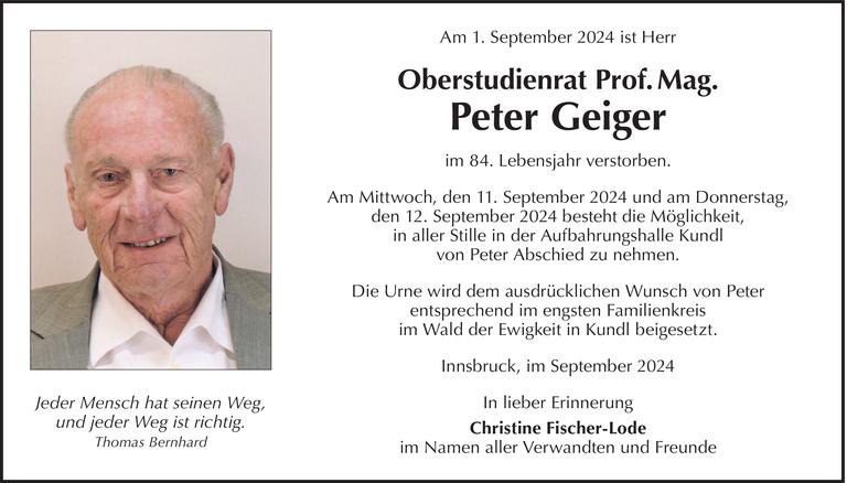 Peter  Geiger Bild