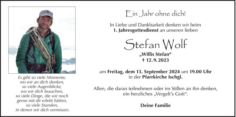 Stefan Wolf Bild