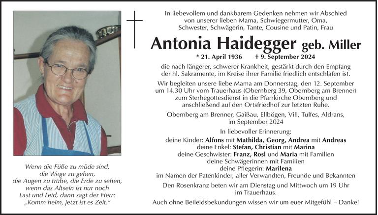 Antonia Haidegger Bild