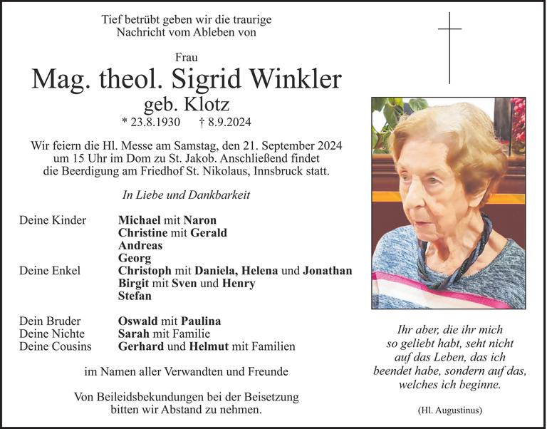 Sigrid  Winkler Bild