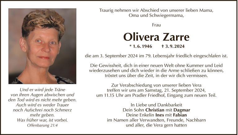 Olivera Zarre Bild