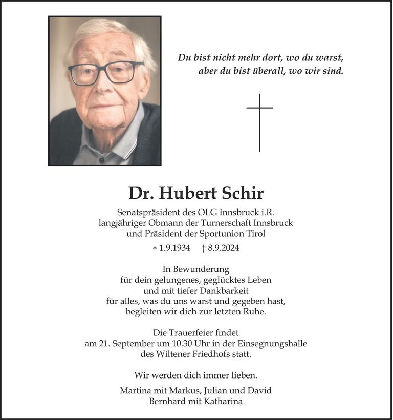 Hubert Schir Bild