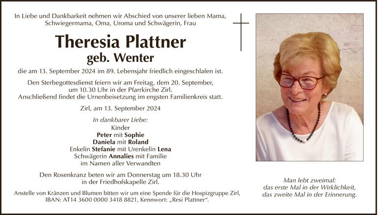 Theresia Plattner Bild