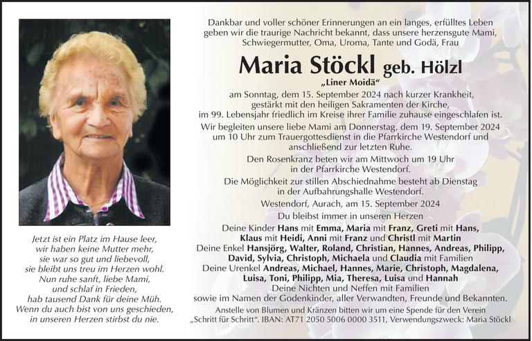 Maria Stöckl  Bild