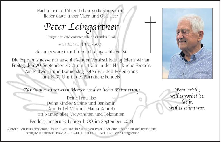 Peter Leingartner Bild