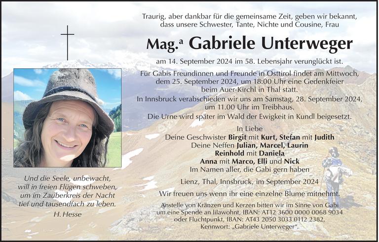 Gabriele Unterweger Bild