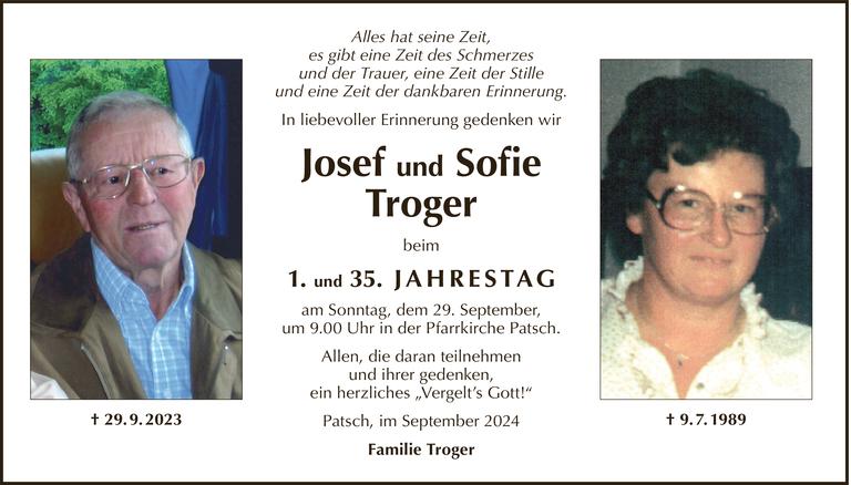 Sofie, Josef Troger Bild